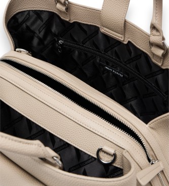 A|X Armani Exchange Sac � main avec bandouli�re et logo beige