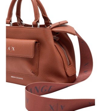 Armani Exchange Brown Pack Bag