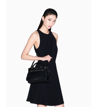 AIX Armani Exchange Bolso Soft negro