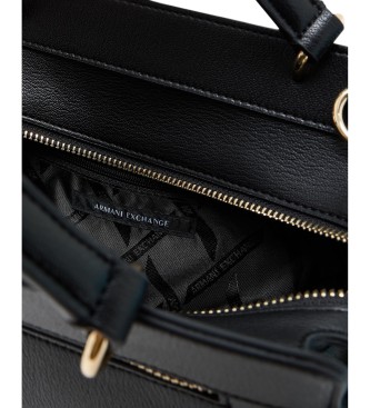 AIX Armani Exchange Bolso Soft negro