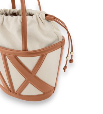 A|X Armani Exchange Bolso Canva beige
