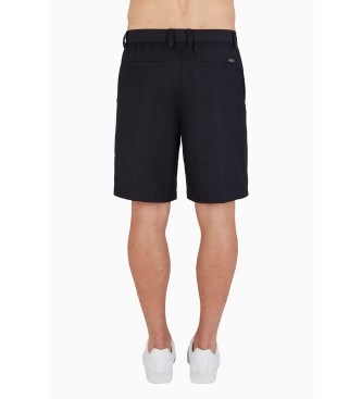 Armani Exchange Navy elasticated waist shorts