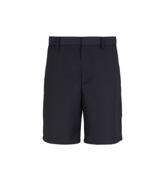 Armani Exchange Navy elasticated waist shorts