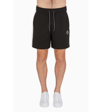 Armani Exchange Black elasticated waist shorts