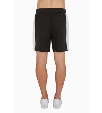 Armani Exchange Black elasticated waist shorts