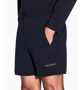 A|X Armani Exchange Navy drawstring shorts