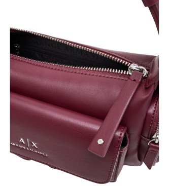 Armani Exchange Bag with burgundy side pockets