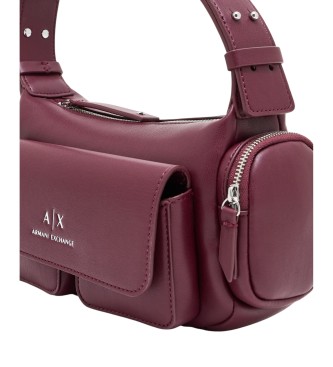 Armani Exchange Bag with burgundy side pockets