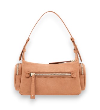 A|X Armani Exchange Brown baguette handbag