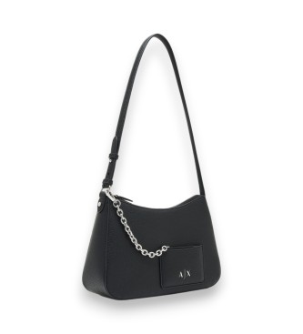 Armani Exchange Black Chain Handbag
