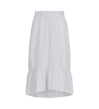 Armani Exchange Falda midi blanco