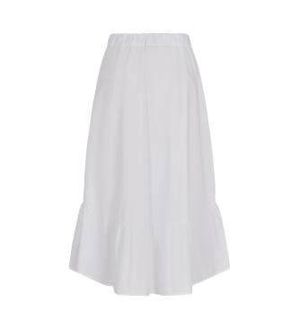 Armani Exchange Falda midi blanco