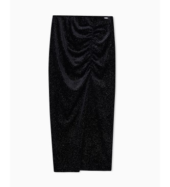 Armani Exchange Enger Rock schwarz
