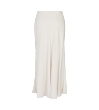 Armani Exchange White midi skirt