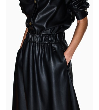 Armani Exchange Midi-rok zwart
