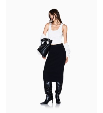 Armani Exchange Spódnica ołówkowa czarna