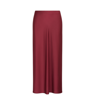 AIX Armani Exchange Midi skirt red