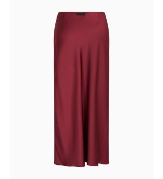 AIX Armani Exchange Midi skirt red