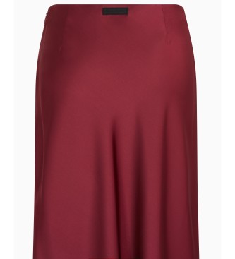 AIX Armani Exchange Midi skirt red