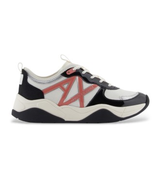 Armani Exchange Baskets en daim noir