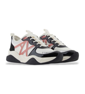 Armani Exchange Baskets en daim noir