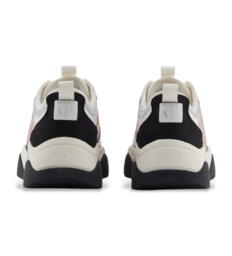Armani Exchange Baskets en daim noir