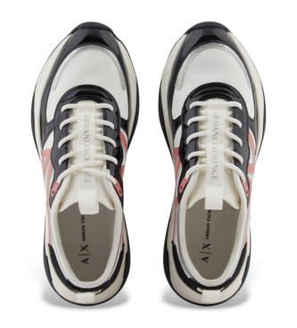 Armani Exchange Baskets en daim noir