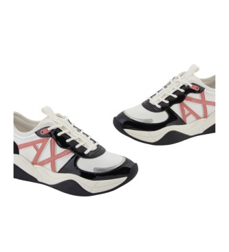 Armani Exchange Baskets en daim noir