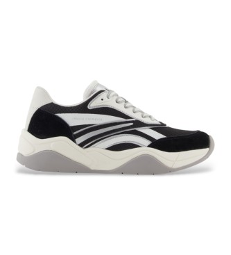 Armani Exchange Sommer Leder Sneakers schwarz