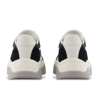 Armani Exchange Sommer Leder Sneakers schwarz