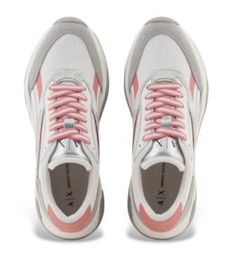 Armani Exchange Sommer Leder Turnschuhe wei