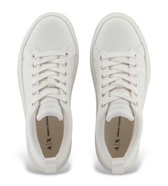 Armani Exchange Turnschuhe Perfektes Wei