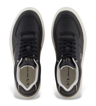 Armani Exchange Turnschuhe Low schwarz