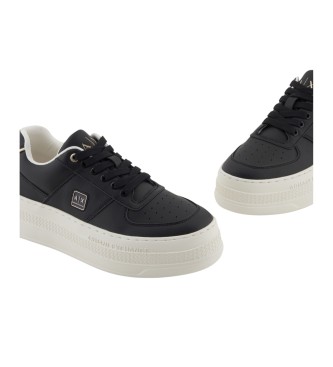 Armani Exchange Turnschuhe Low schwarz