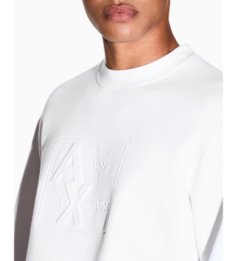AIX Armani Exchange Felpa bianca Uc