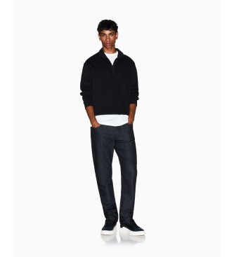 AIX Armani Exchange Črna jopica z zadrgo