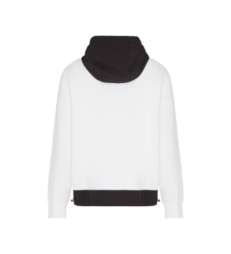 Armani Exchange Sudadera Interlock blanco