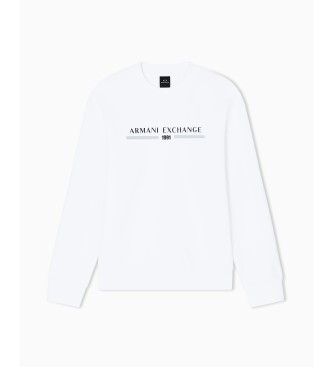 Armani Exchange Basic sweatshirt hvid