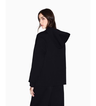 A|X Armani Exchange Hooded sweatshirt with logo black