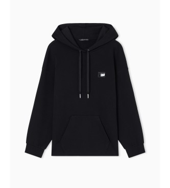 A|X Armani Exchange Hooded sweatshirt with logo black