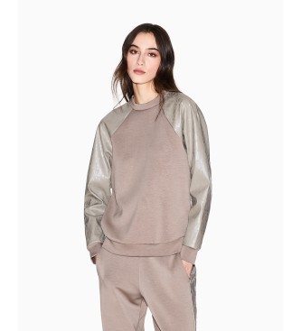 A|X Armani Exchange Sweatshirt Effect brown