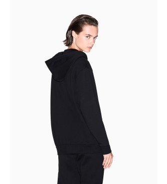 A|X Armani Exchange Felpa nera con zip