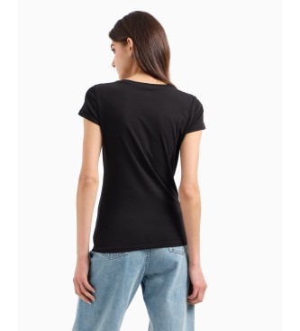 Armani Exchange T-shirt korte mouw zwart