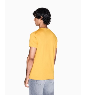 Armani Exchange Camiseta Elec amarillo