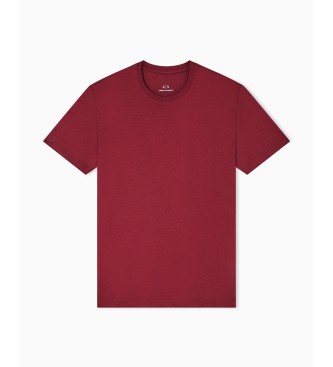A|X Armani Exchange Pima T-shirt maroon