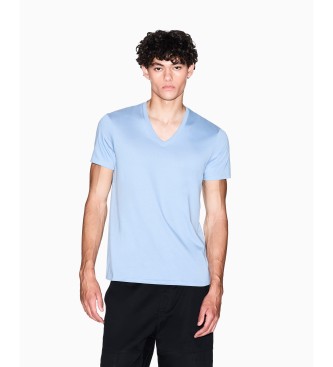 AIX Armani Exchange Pima blue T-shirt