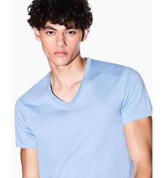 AIX Armani Exchange Pima blue T-shirt