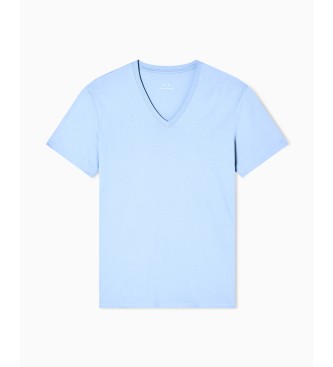 AIX Armani Exchange Pima blue T-shirt