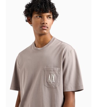 A|X Armani Exchange T-shirt Relax beige