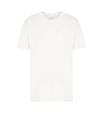 Armani Exchange Hvid t-shirt med rund hals